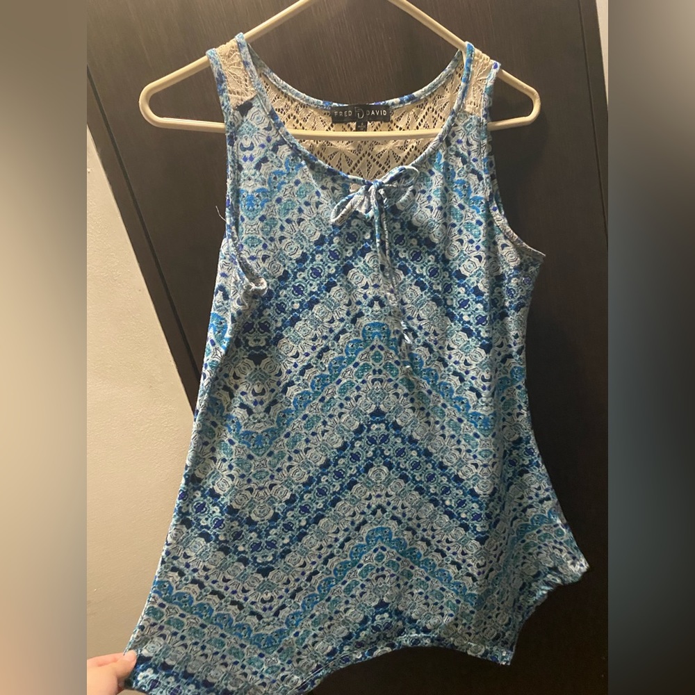 Tank style dress blouse